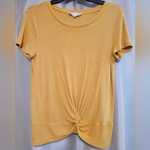 Pink Republic blouse , size medium, mustard